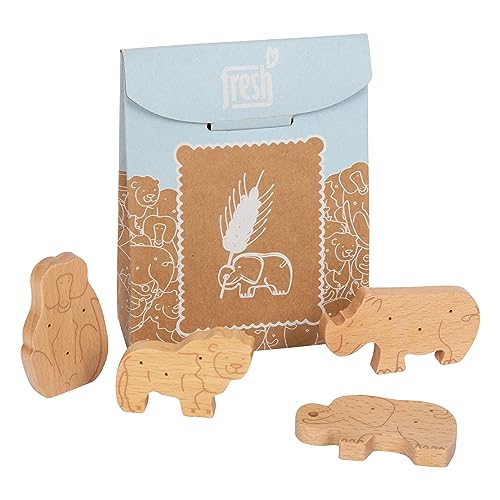 Small Foot Fresh Wooden Animal Biscuits, Children's Kitchen Accessories, from 3 Years, 12353 Toys, Multi-Coloured