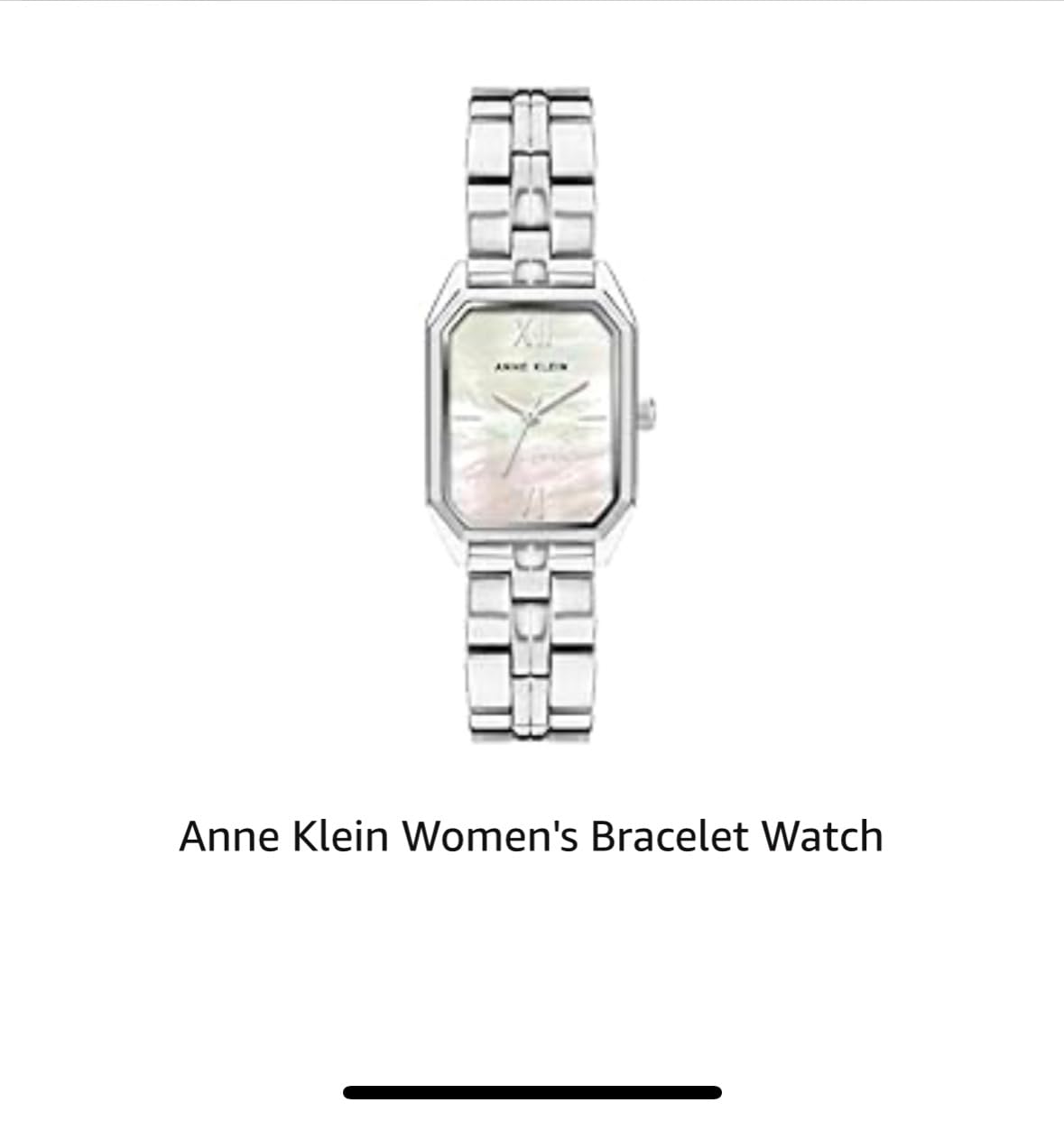 腕時計 アンクライン レディース AK/3775MPSV シルバーシェルスクエア Amazon.com: Anne Klein Women's Bracelet Watch : Clothing, Shoes