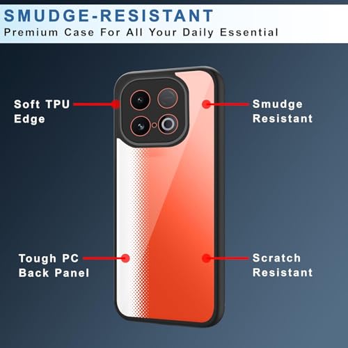 Image of KAPAVER Hybrid Back Cover Case Compatible with IQOO Z10 Turbo PRO 5G / IQOO Neo 10 (PC+TPU) (Black)