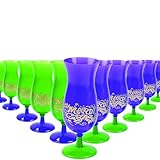 MARDI GRAS HURRICANE PLASTIC CUP (1 DOZEN) - BULK