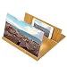 Produktbild 3D Handy lupe 14 Zoll HD Anti-Blue Light Radiation Resistant Lens Desktop Wooden Falten Handy Holder für alle Smartphones,2