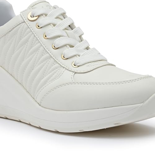 Image of Aldo GRADSKIYA-IN100 Ladies White Wedge Sneakers