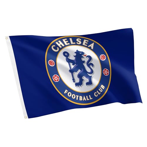 Desert Cactus Chelsea FC Flag Football Club London Blue Lions Soccer 100% Polyester Indoor Outdoor 3x5 feet Flags (Design A)