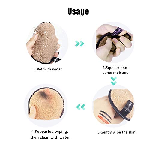 Reusable Make Up Remover Pads, Washable Eco-Friendly Cotton Face Wipes Double-Sided Rounds Removal Pads Face Eye Cleansing Puff for All Skin Types 8 Pack Soft Pads with Mesh Laundry Bag