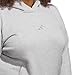 adidas Women's All SZN Fleece Boyfriend Hoodie, Medium Grey Heather, Large