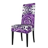 Dimensions : nos housses de chaise de salle à manger sont idéalement dimensionnées, avec une hauteur de dossier de 50,8 cm, une longueur d'assise de 40,6 cm et une largeur de 45,7 cm, ce qui les rend adaptées pour la maison, les mariages, les banquets et les restaurants.