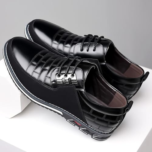 Image of Men's Premium Casual Lace Up Walking Shoes Business Driving Oxford Shoes