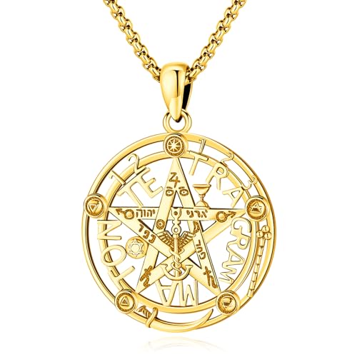 Collier pentagramme argent 925 pendentif triple lune déesse hécate talisman wiccan