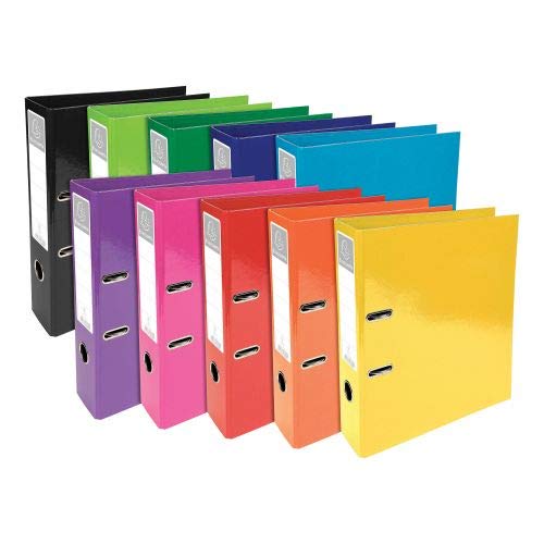 Raccoglitore, Raccoglitori a Leva, Dossier Porta Documenti, Formato A4, Dorso 70 mm, Ref 53629E Pack 10 140435