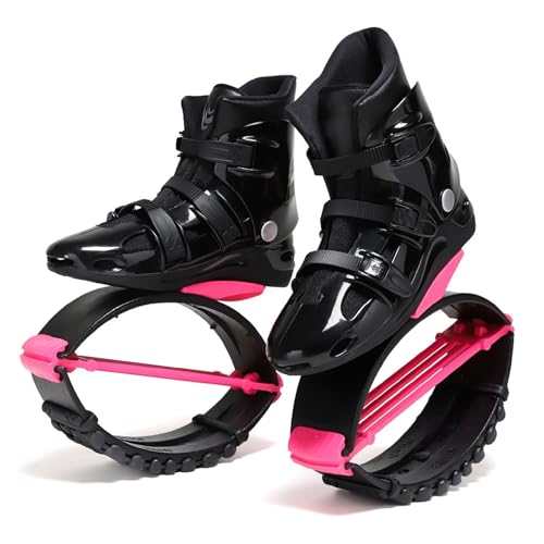 Kangaroo Jump Shoes 4T-spring Kangaroo Bouncing Shoes, Adultos y Adolescentes Interior y Exterior Fitness Entrenamiento Luna Botas Carga 50-130kg