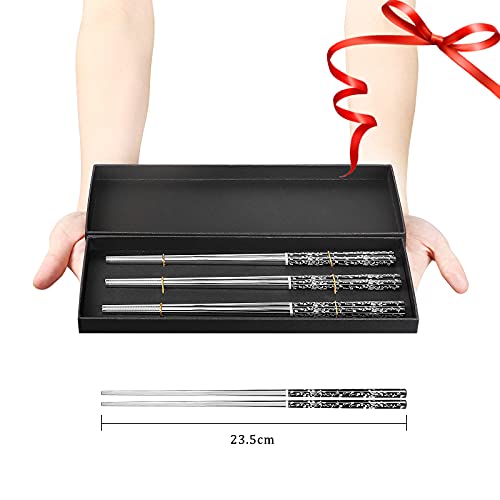 JinZhu Bacchette in Acciaio Inossidabile