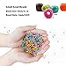 PHOGARY 9000pcs Glass Seed Beads (Size 8/0), Mixed Colors Small Pony Beads Assorted Kit Opaque Colors Lustered Loose Spacer Beads, 3mm Round, Hole 1.0mm for Jewelry Making, DIY Crafting (15 Colors)