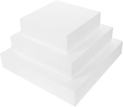 ARTSEWPLY 3pcs Reusable Fake Cake Embryo Model Foam Cake Dummies for Wedding Supply DIY Decorative Baking Tools
