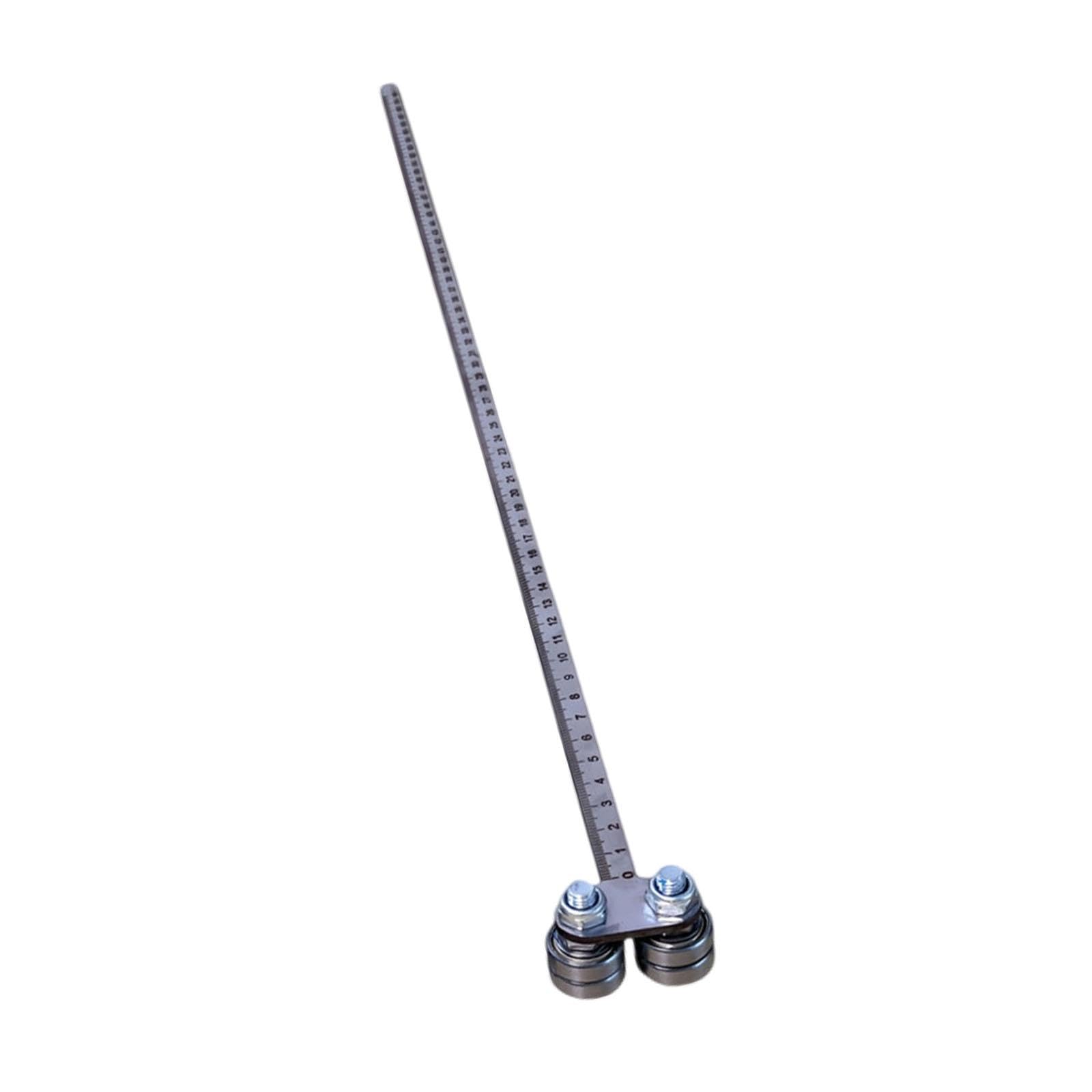KESOTO Guida per con righello di profondità, accessorio robusto in metallo per lavori di falegnameria, posizionamento, taglio, rifilatura e fresatura, Style F