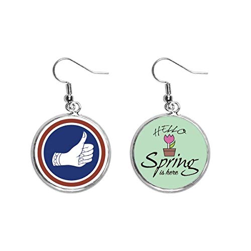 Joyas del Reino de Tailandia exclusivos pendientes de primavera elegantes