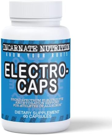 Electrolyte Salt Pills - 60 Capsules - Rapid Hydration, Exercise Performance & Fasting Salts - Broad Spectrum, Buffered Electrolyte Capsules to Reduce Cramps - Keto Salt Pills with Electrolytes