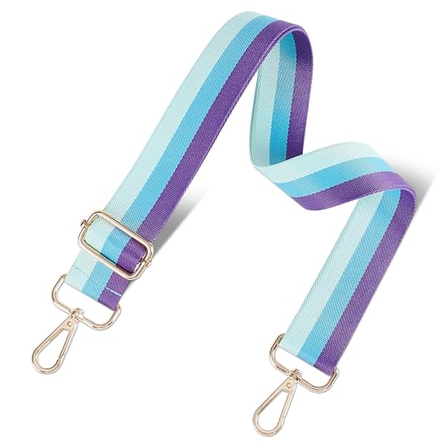 Image of chushui Woven Stripe Purse Straps,Replacement Crossbody Wide Shoulder Adjustable Strap for Bag Handbags