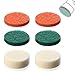LANMU Lot de 6 tapis de cuisine en mousse Accessoires compatibles avec Bosch 6033 Brosse de nettoyage universelle (2 tampons en mousse, 2 tampons de cuisine, 2 tampons de récure)