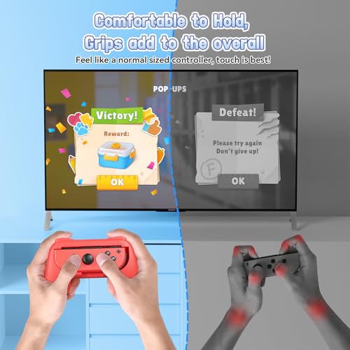 Image of FASTSNAIL Switch Controller Grips for Nintendo Switch for JoyCons - 4 Packs