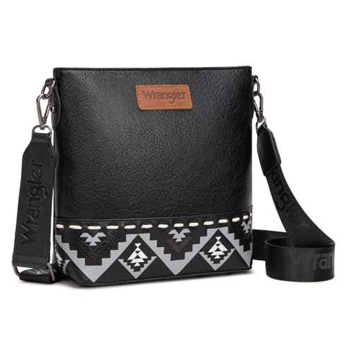 Image of Wrangler Crossbody Purses for Women Two Tone Crossbody Bags Women Purses and Handbags