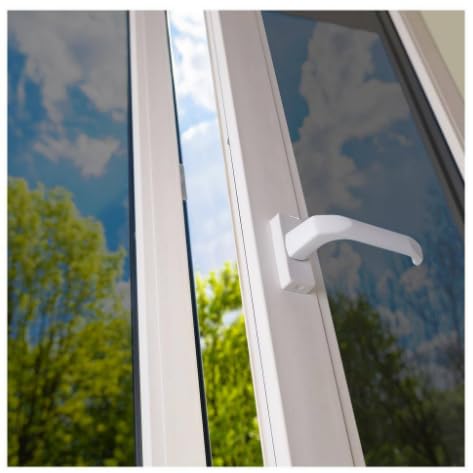 HOME13™ 70% Light Black Window Glass Film Daytime Privacy, Sun Blocking Heat Control Anti UV Reflective Film Static Cling Window Home Office Living Room (20 * 36 in)