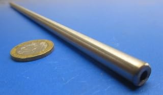 304 Stainless Steel Brushed Round Tube 8 mm OD x 4 mm ID x 2mm Wall x 1 Ft. Length 1 Pc.