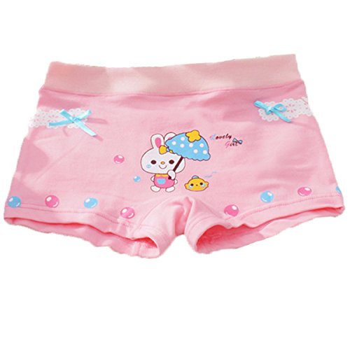 5Pcs Little Girls Toddler Kids Rabbit Strawberry Boyshort Hipster Underwear Panties3