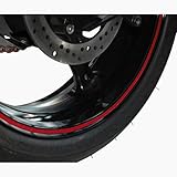  V Parts - 838rj : Cinta Decorativa tirillas Adhesivas Pegar Vinilo para llanta