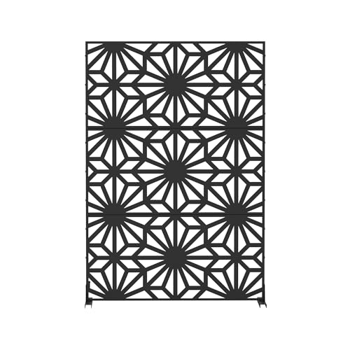 Domi Metal Privacy Screens and Panels with Free Standing,...