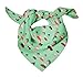 Bimba Vert poupées mignonnes des gamins écharpe en pure soie imprimée foulard dupatta avec bandanas pour femmes 40 x 80 Pouces