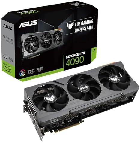 ASUS TUF GeForce RTX® 4090 OC Edition Gaming pci_e_x16 Graphics Card (PCIe 4.0, 24GB GDDR6X, HDMI 2.1a, DisplayPort 1.4a) TUF-RTX4090-O24G-GAMING