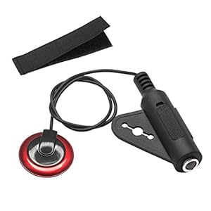 YACSEJAO Contact Microfoon Piezo Pickup Viool Microfoon Pickup voor gitaar, Ukelele, Viool, Mandoline, Banjo, Kalimba, Bass & Akoestische Elektrische Transducer met Kabel