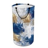 Grande capacité : taille 68,6 x 40,6 cm (L x l), le grand panier à linge peut facilement accueillir les vêtements de la famille