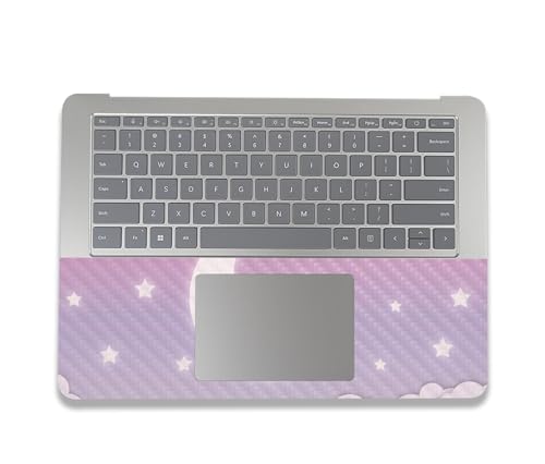 Image of MightySkins Carbon Fiber Skin Compatible with Microsoft Surface Laptop Studio 2 (2023) Full Wrap Kit - Baby Moon | Protective, Durable Textured Carbon Fiber Finish | Easy to Apply | Made in The USA