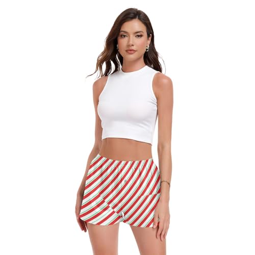 Short de détente femme GuoChe en tissu doux avec taille élastique pour le quotidien