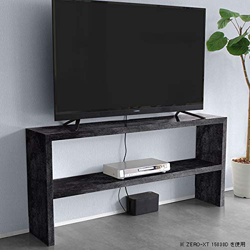 黒いオープンシェルフテレビ台 43型対応コーナーTVボード TV台 テレビ台 テレビラック オープンラック