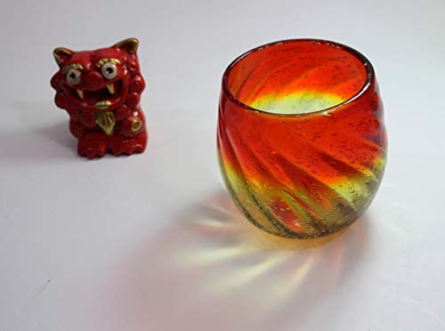 Churaumi vasos espumantes grandes rojo y amarillo x12 miniatura 2