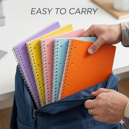 Carnet d'écriture A4 à spirales pour vos notes de bureau et cours