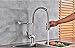 REPLYSAT Brushed Nickel Kitchen Faucet Pull Down Spout Kitchen Sink Faucet Single Handle Bathroom Kitchen Vanity Sink Tap Hot Cold Water Tap