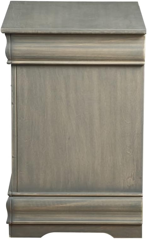 ACME Louis Philippe Nightstand - 23863 - Antique Gray