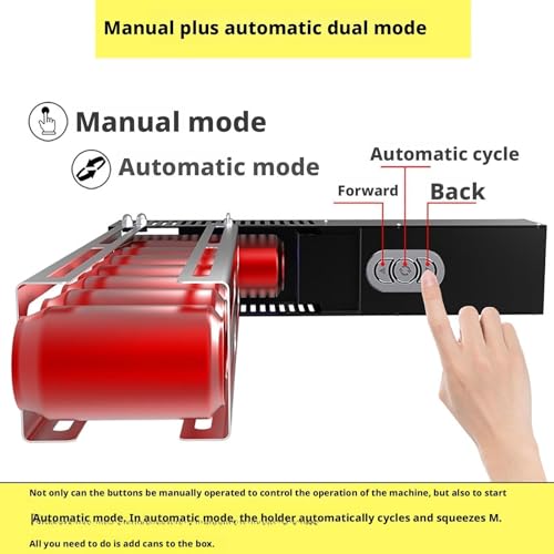 Trituradora automática de latas resistente con función de ciclo para reciclaje eficiente 7