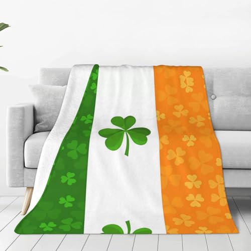 Couverture flanelle irlandaise plaid original idée cadeau Saint-Patrick