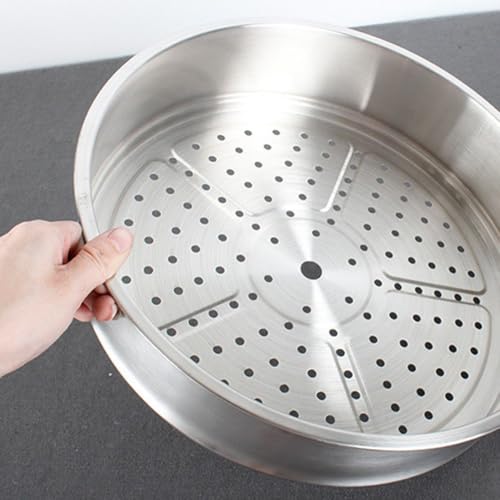 Cesta de acero inoxidable de 28 cm con diseño resistente para cocina 8