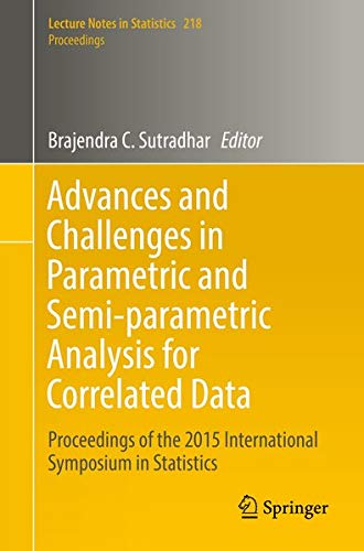 Buy Advances and Challenges in Parametric and Semi-parametric Analysis for Correlated Data — BookShops.in