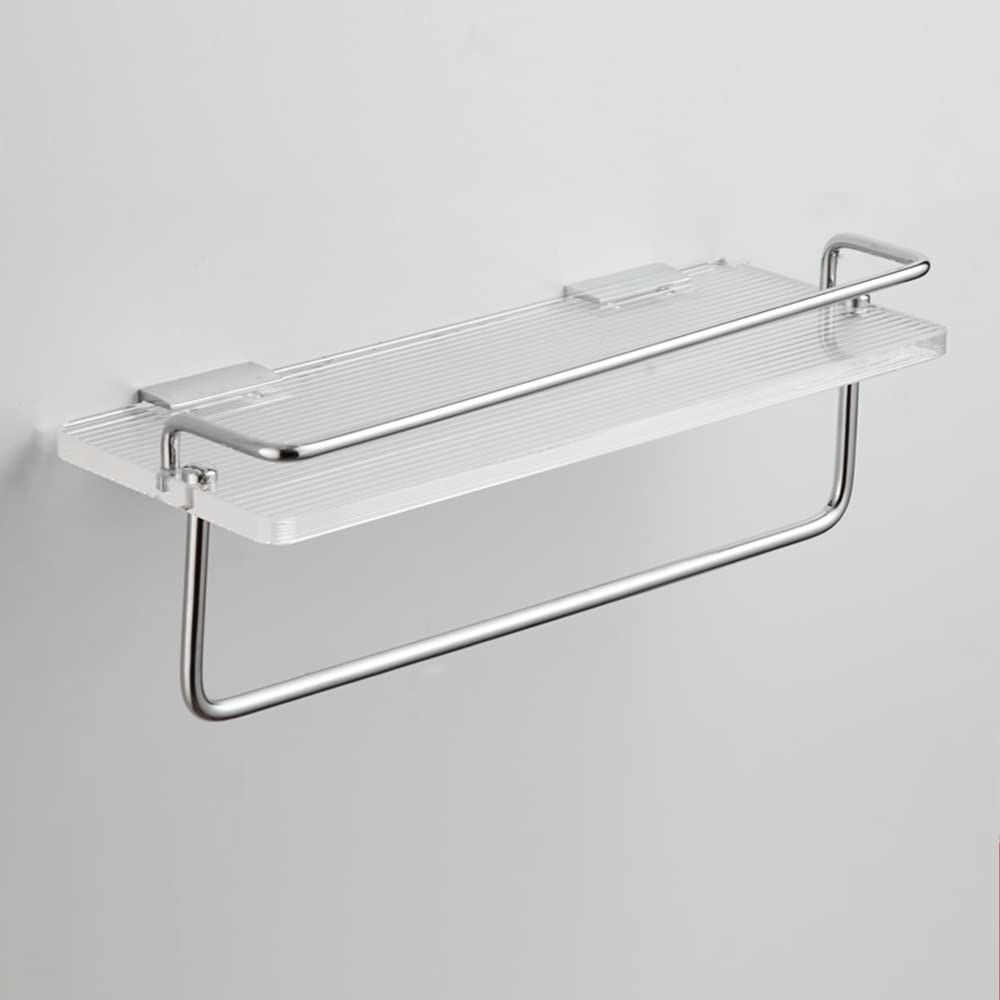 ZJHFFFG Shower Shelf Racks Wall Mounted Bathtub Organizer Acrylic Washroom Washbasin Towel Storage Hanger Shower Caddy