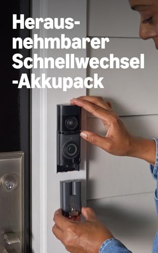 Ring Akku-Videotürklingel Plus (Battery Video Doorbell Plus) (neueste Gen.), Kabellose Türklingel-Kamera, Retinal 2K, 6x-Zoom… – Ansicht 4