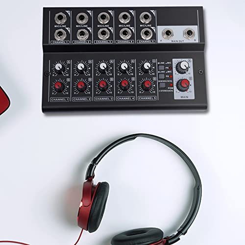 10 Channel Audio Mixer,Sound Mixing Console,Professional Phantom Power Audio Mixer,Digital Music Sound Card Dj Console System With Bluetooth For Professional And Beginners #TOP3