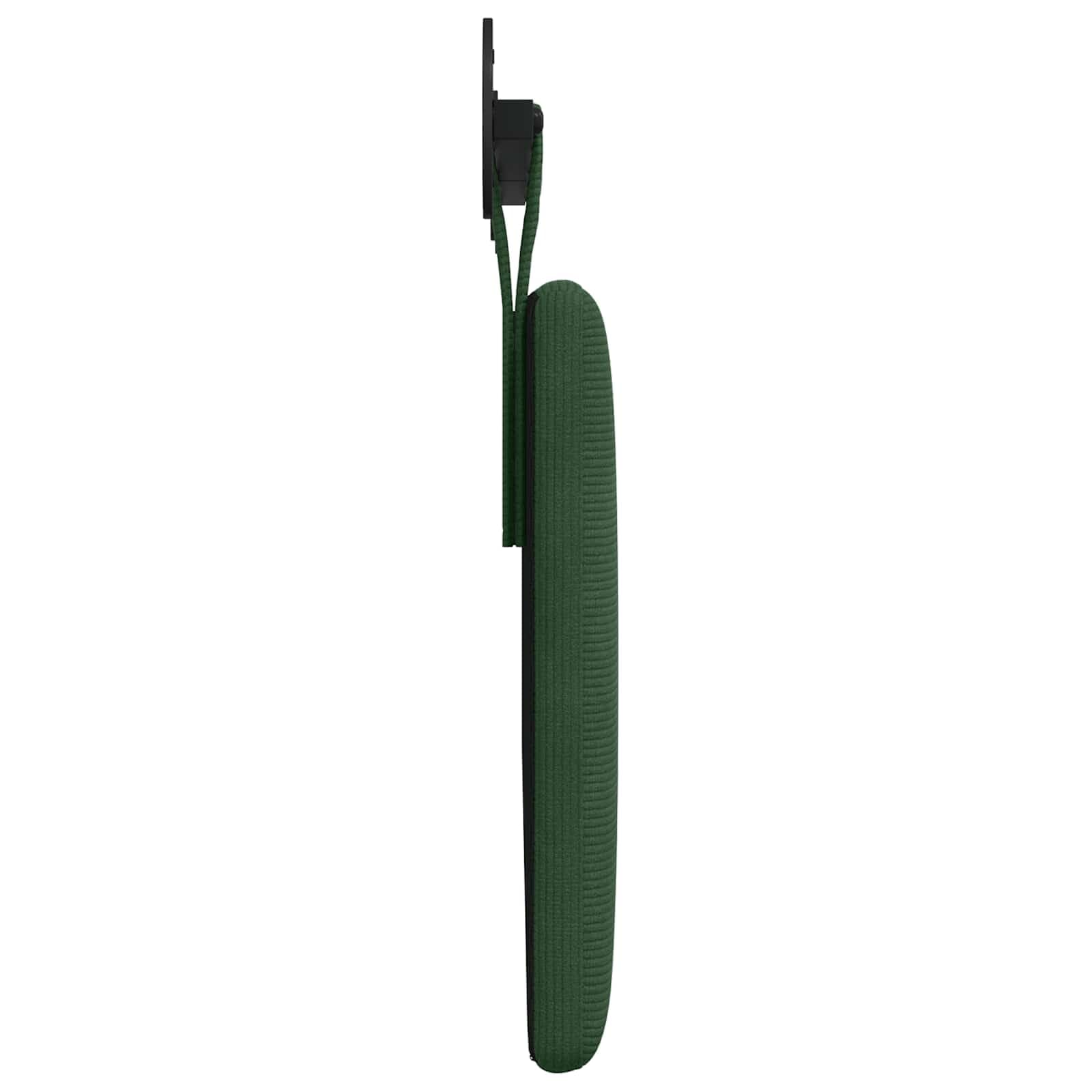 Cabecero colgante de pana, 130 x 55 x 5 cm, juego de 2 unidades con lazos para colgar extraíbles, montaje en pared, acolchado suave para dormitorio, habitación de invitados, accesorios de cama