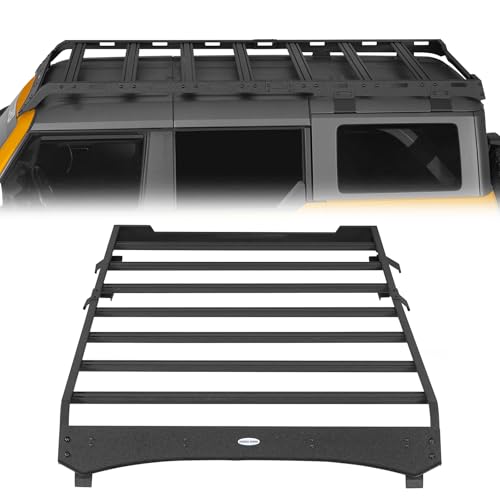 Hooke Road Bronco Full Length Roof Rack Aluminum Cross Bars for 2021-2025 Ford Bronco 4-Door Hardtop (Exclude Bronco Sport)