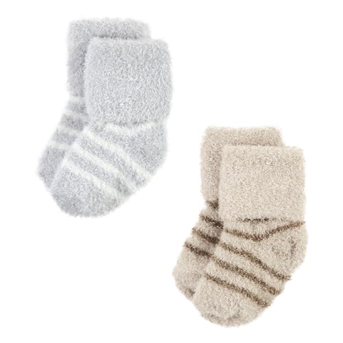 Image of Hudson Baby Baby 8-pack Cotton Rich Newborn and Terry Socks